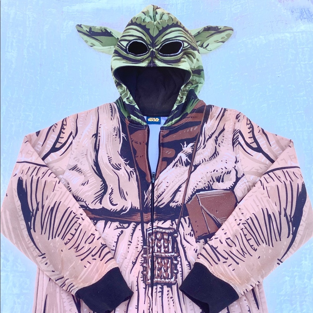 STAR WARS YODA Unisex Hoodie Jacket Sweatshirt
